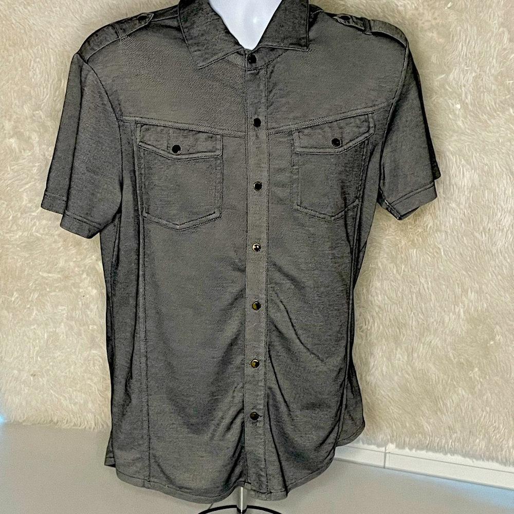 Guess by Guess size small shiny grey